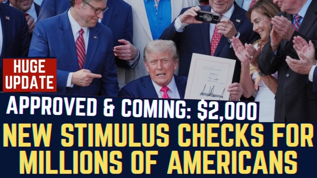 New Stimulus Checks of up to $2,000